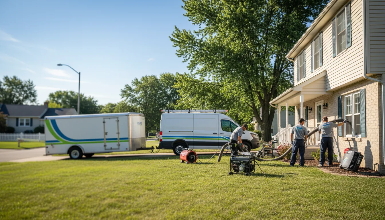 Flooded Basement Restoration And Cleanup With Repair in Marble Rock, IA near me